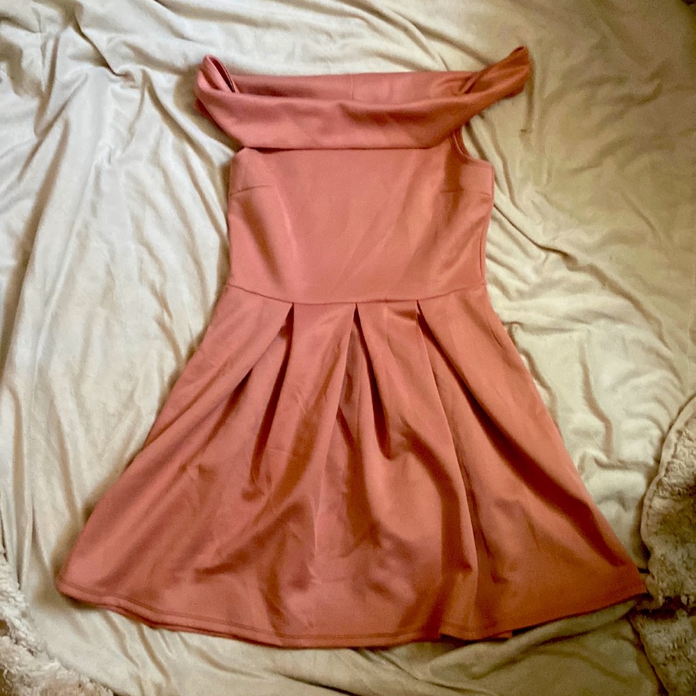 Charlotte Russe pink cocktail party dress